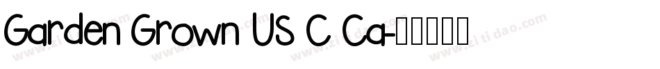 Garden Grown US C Ca字体转换